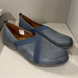 Cobb Hill Women's Penfield Envelope Ballet Flat Leather Shoes Size 11